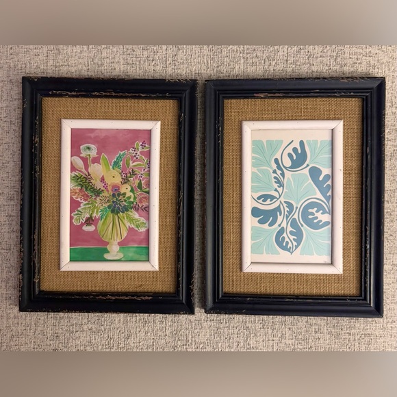 Framed Art Set with Wood Frames 10.5 x 14 - Picture 1 of 4